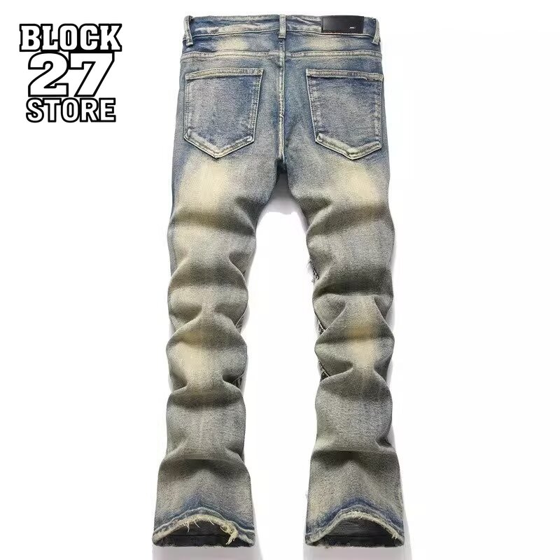 New Hip Hop Vintage Distressed - Retro Track Pant 评论和价格