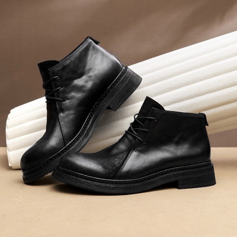 Vintage Mens Genuine Leather B - Vintage Fashion For Mens 评论和价格