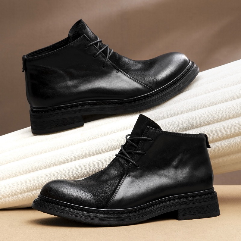 Vintage Mens Genuine Leather B - Vintage Fashion For Mens 评论和价格