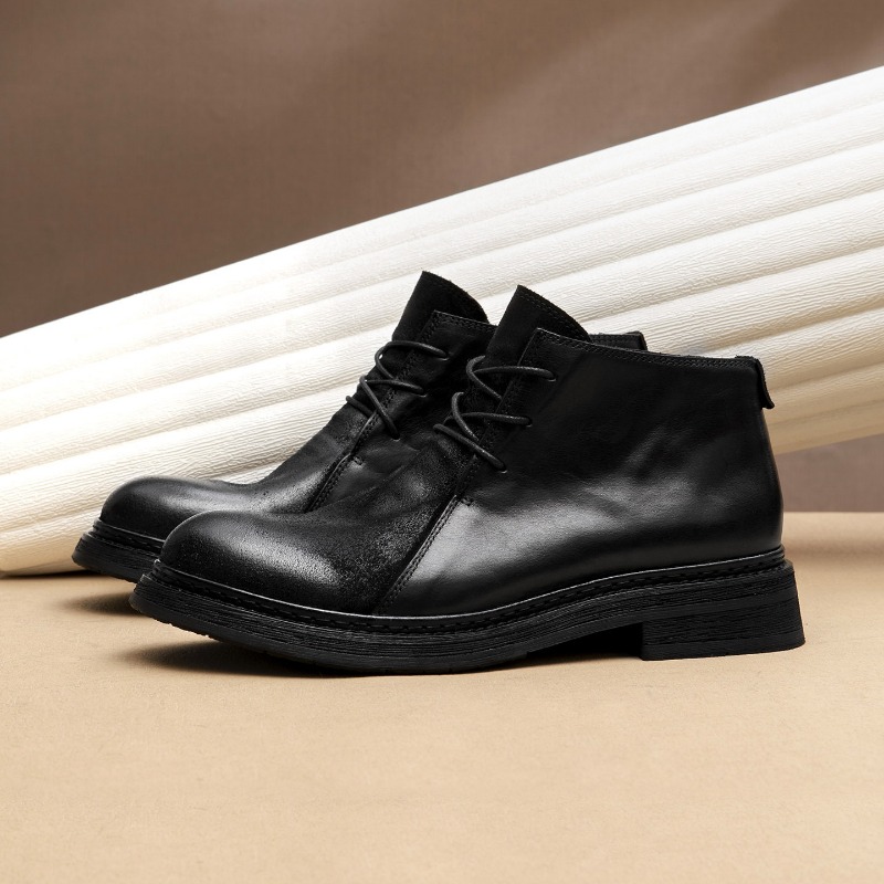 Vintage Mens Genuine Leather B - Vintage Fashion For Mens 评论和价格