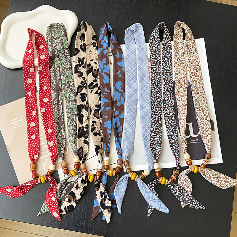 Vintage Bohemian Skinny Scarf  - Vintage Fashion Rings For Women 评论和价格