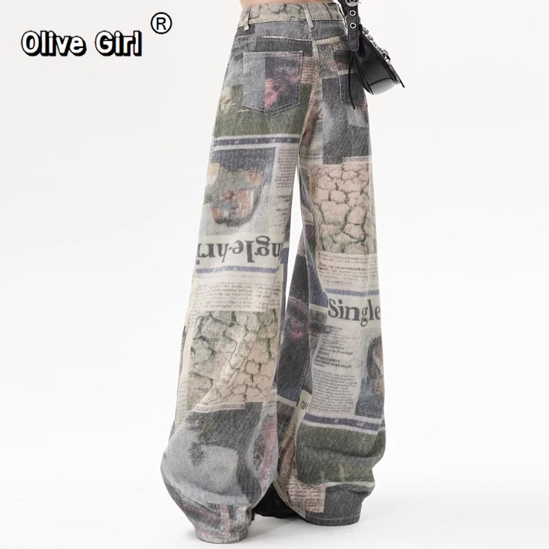 Olivegirl Women's Denim Pants  - Mom Jean High Rise 评论和价格