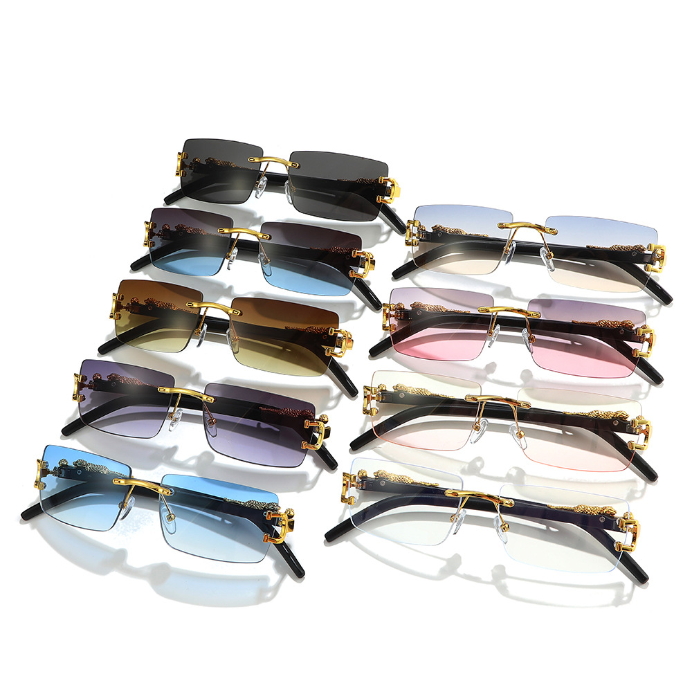 1PCS Fashion Vintage Rimless S - Vintage Fashion Images 评论和价格