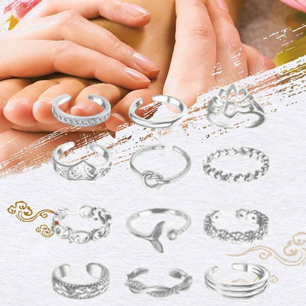 Alloy Beach Foot Accessories L - Vintage Fashion Rings For Women 评论和价格