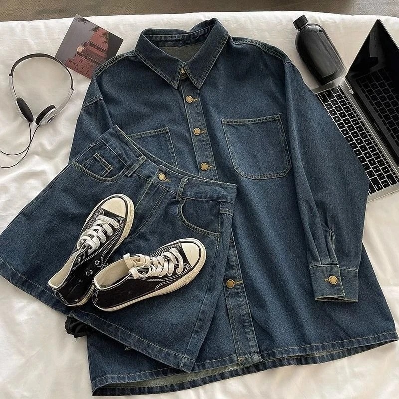 Y2K Denim Skirt Set: Vintage J - Usa Vintage Fashion 评论和价格