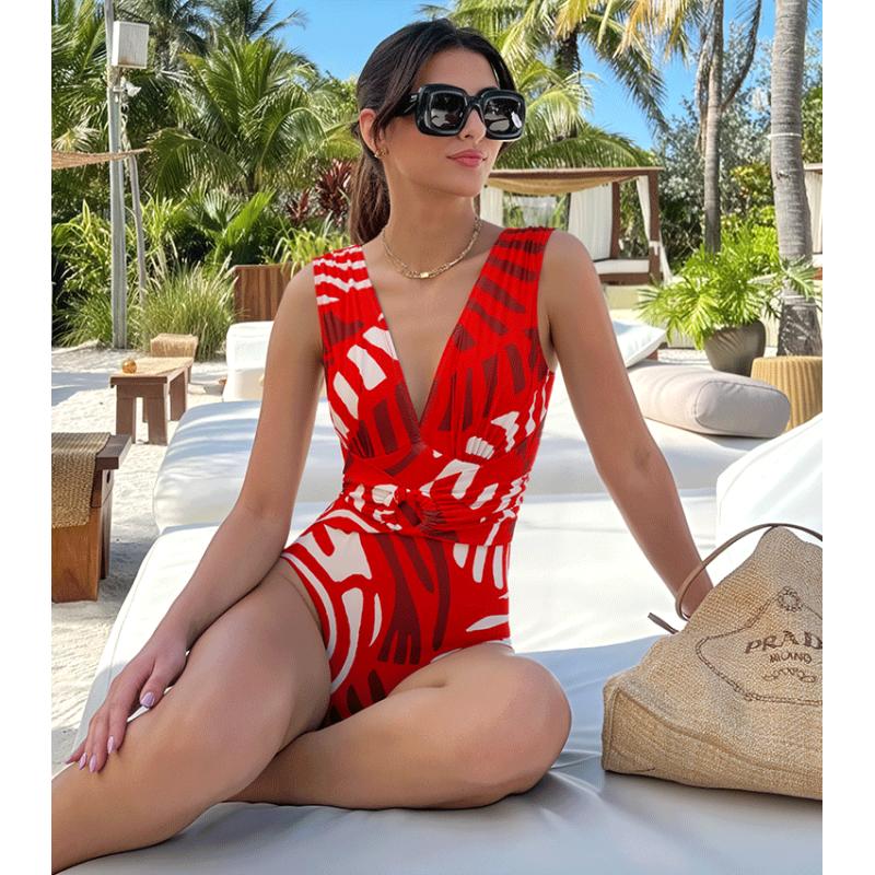 Flaxmaker Sexy Deep V Neck Sum - Vintage Fashion Rings For Women 评论和价格