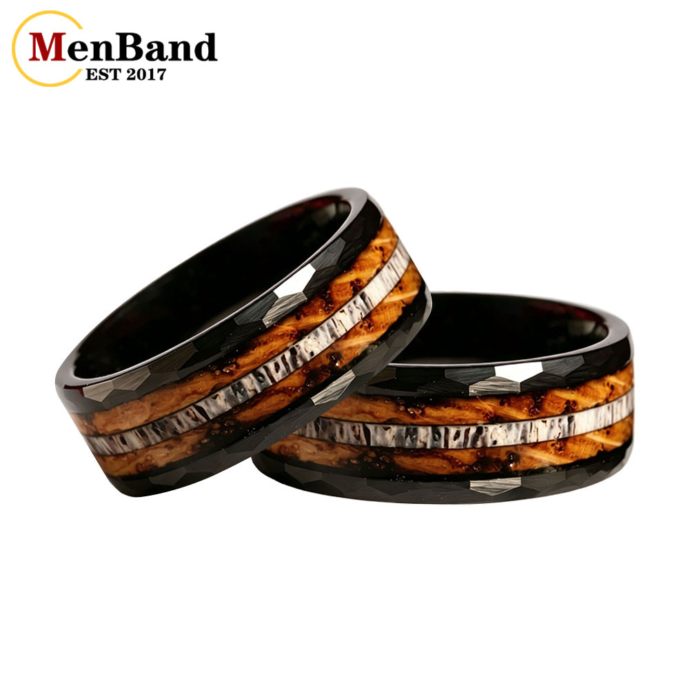 MenBand Classic 8MM Whiskey Ba - Vintage Fashion Rings For Women 评论和价格