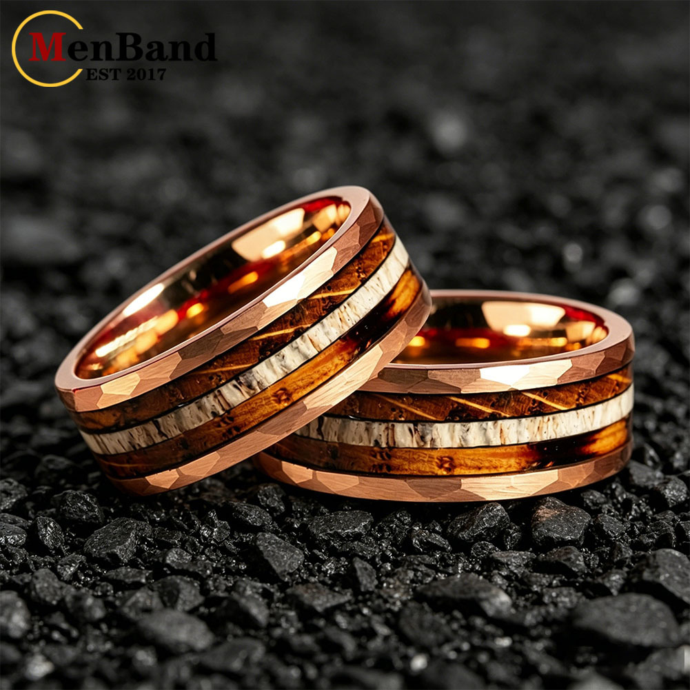 MenBand Classic 8MM Whiskey Ba - Vintage Fashion Rings For Women 评论和价格