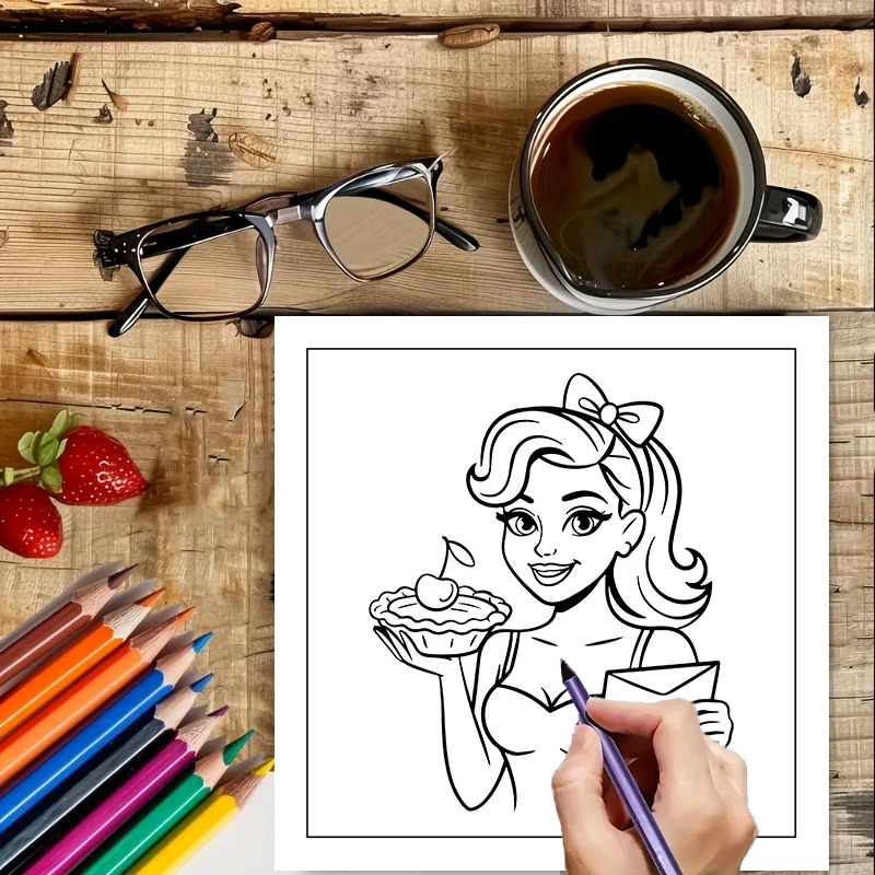 Vintage Model Coloring Book fo - Vintage Fashion Coloring Book 评论和价格