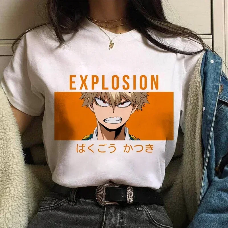 Katsuki Bakugo Women Anime t s - Tie Dye Shirt Vintage 评论和价格
