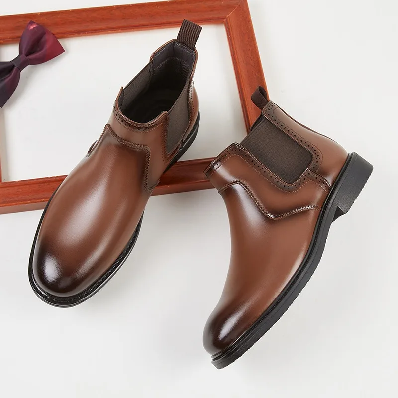 Vintage Mens Leather Oxford Bo - Vintage Fashion For Mens 评论和价格
