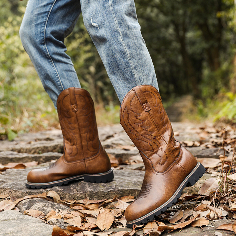 Men's Boots Classic Handmade E - Vintage Fashion For Mens 评论和价格