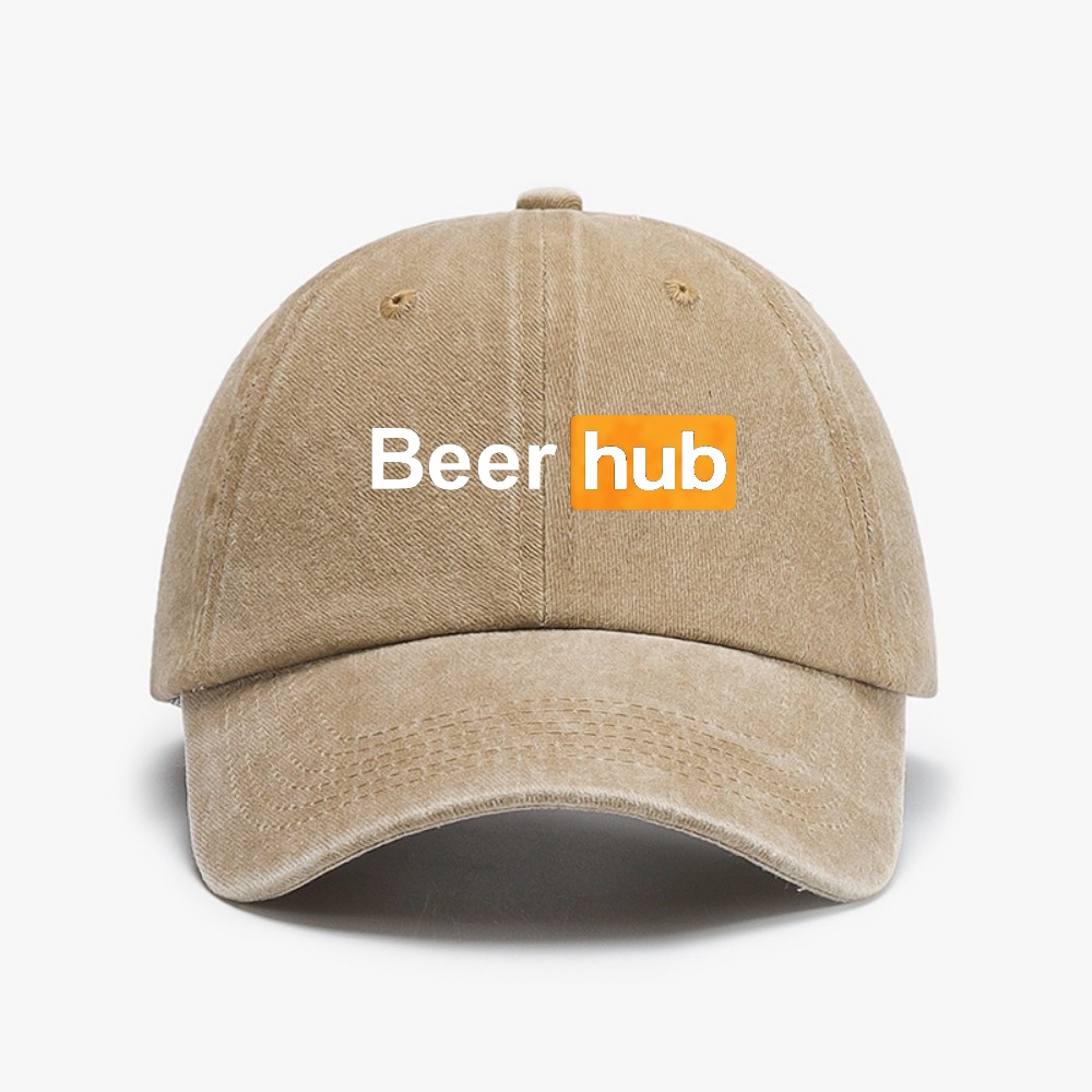 Beer Hub print Baseball Caps V - Vintage Fashion Hub 评论和价格
