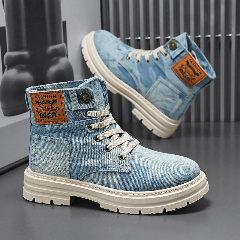 Men's High Top Boots Fashion W - Vintage Fashion For Mens 评论和价格