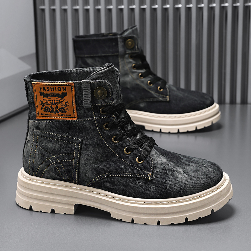 Men's High Top Boots Fashion W - Vintage Fashion For Mens 评论和价格