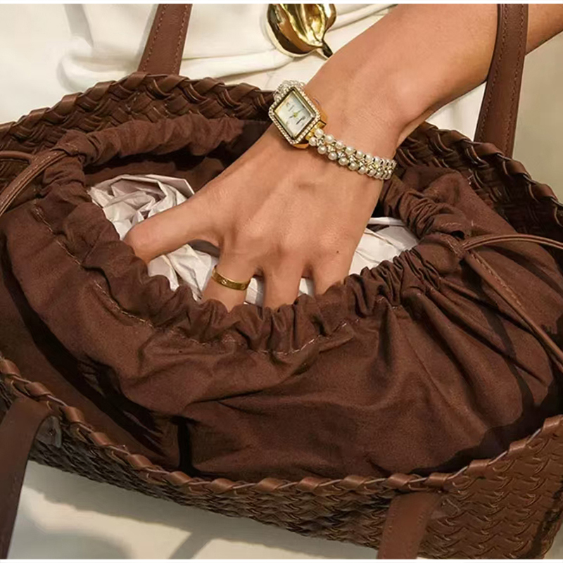 Hollow Woven Crossbody Shoulde - Vintage Fashion Market 评论和价格