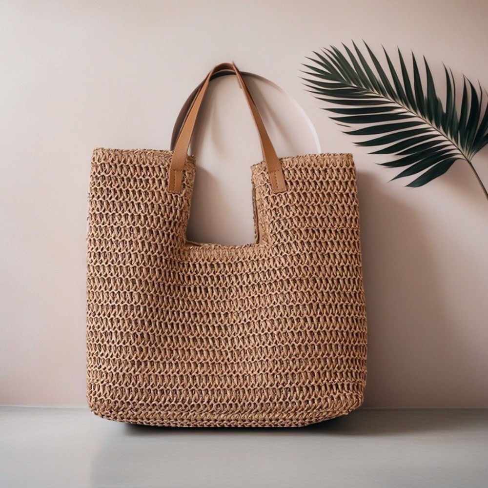 Travel Vintage Style Straw Sho - Vintage Fashion Market 评论和价格