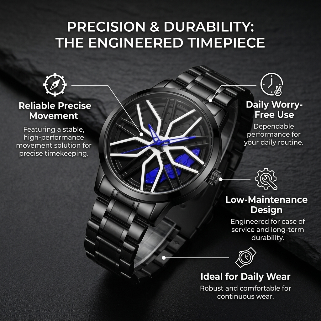 1pc Fashion Sports Watch with  - Vintage Fashion Hub 评论和价格