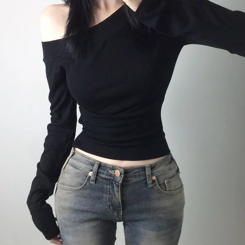Y2K Vintage Pleated Button T-S - Usa Vintage Fashion 评论和价格