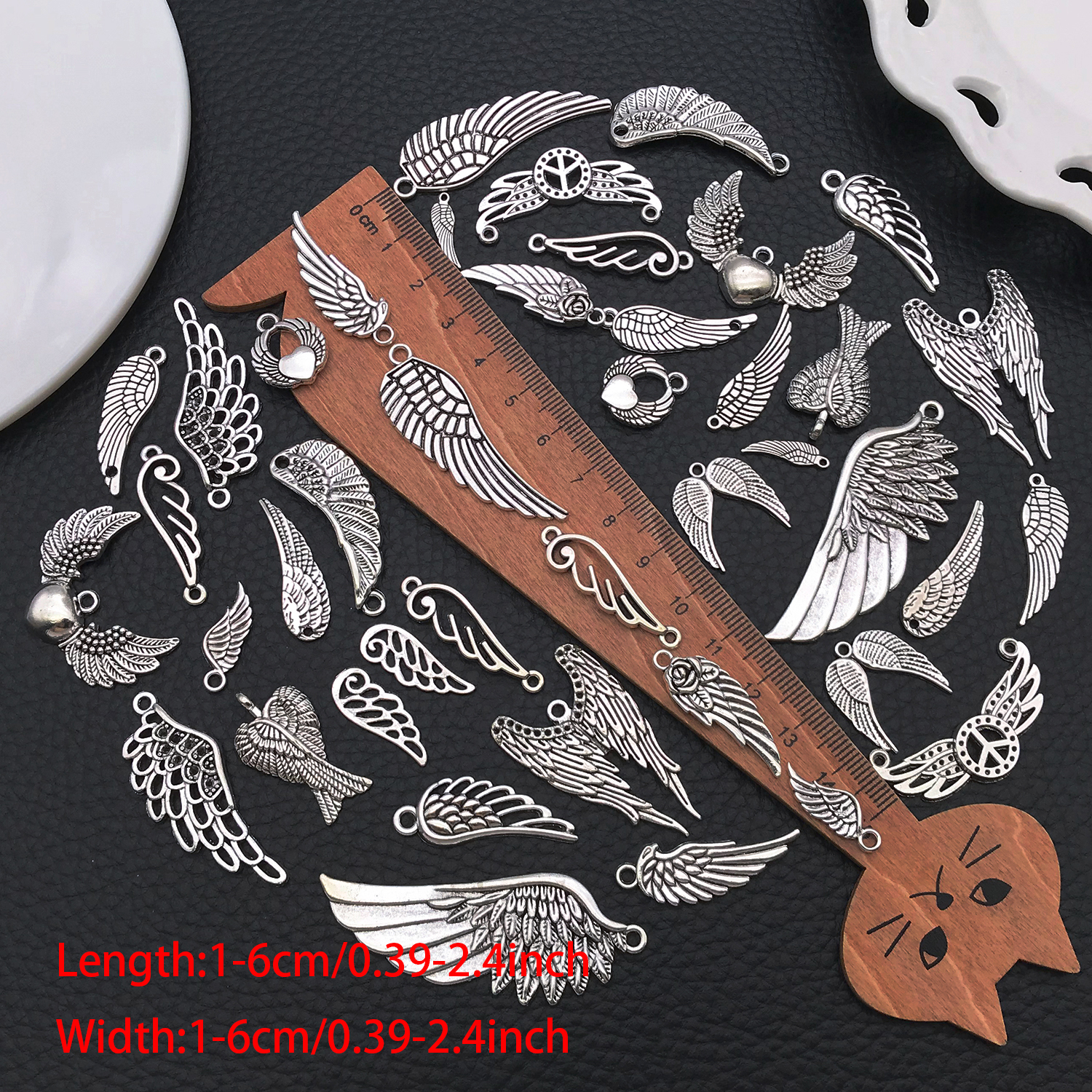 Angel Wing Charms, New 22/42 P - Vintage Fashion Nova 评论和价格