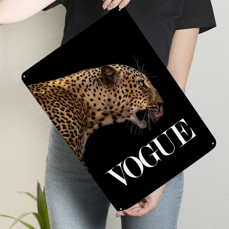 Vogue Fashion Poster Metal Sig - Vintage Fashion Vogue 评论和价格