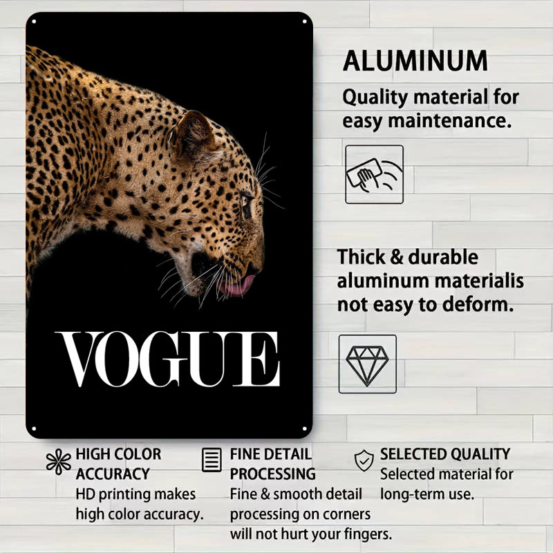 Vogue Fashion Poster Metal Sig - Vintage Fashion Vogue 评论和价格