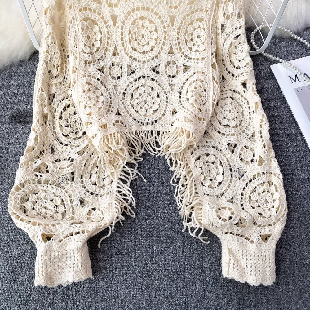 Boho Crochet Knitted Top Women - Crochet Top Boho 评论和价格