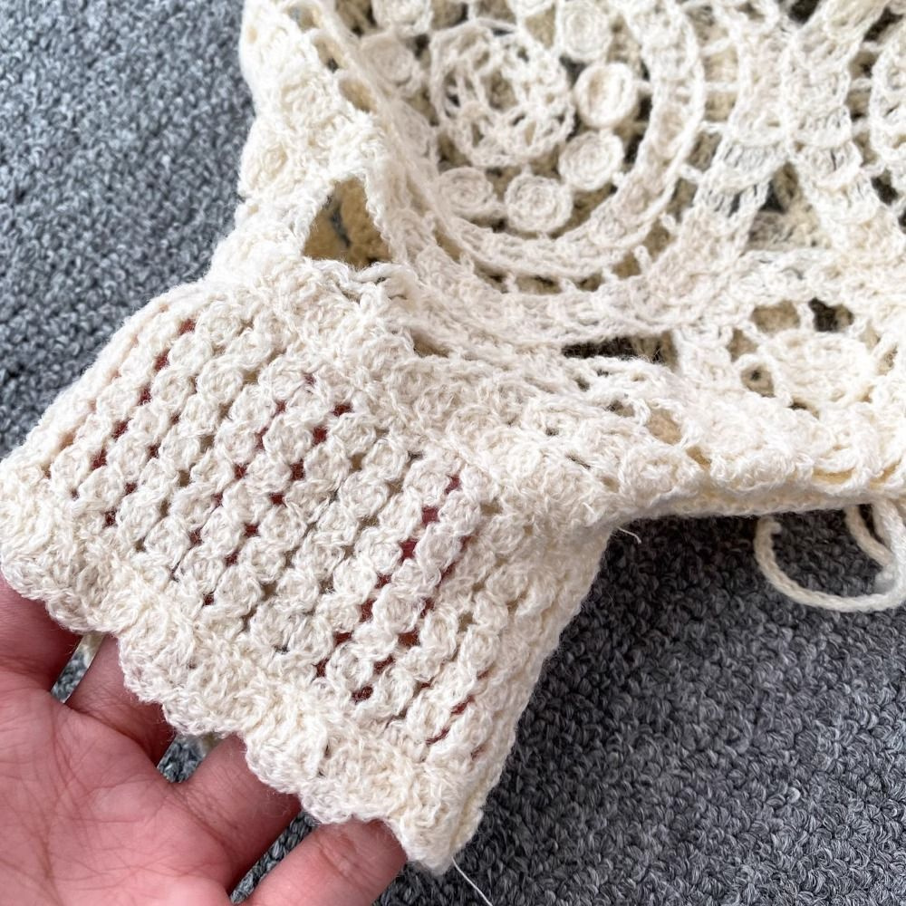 Boho Crochet Knitted Top Women - Crochet Top Boho 评论和价格