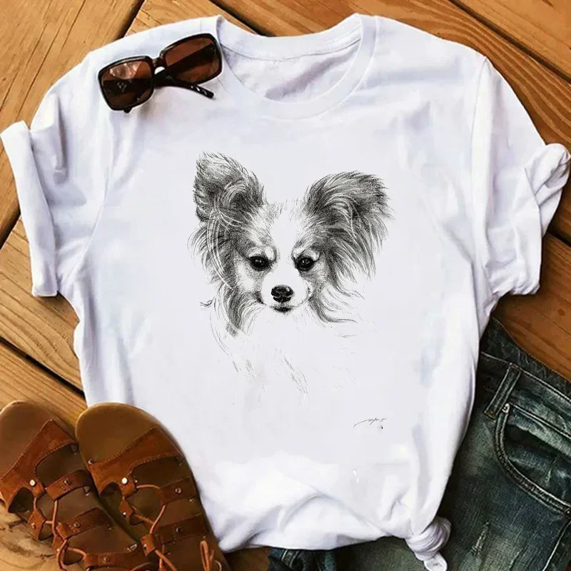 Papillon Dog Golden Retriever  - Tie Dye Shirt Vintage 评论和价格