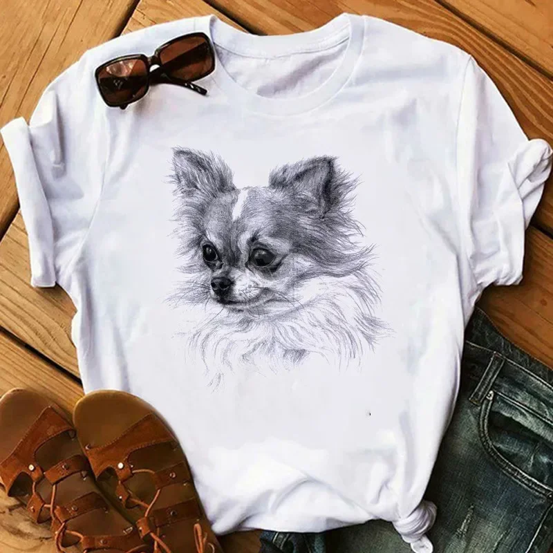 Papillon Dog Golden Retriever  - Tie Dye Shirt Vintage 评论和价格