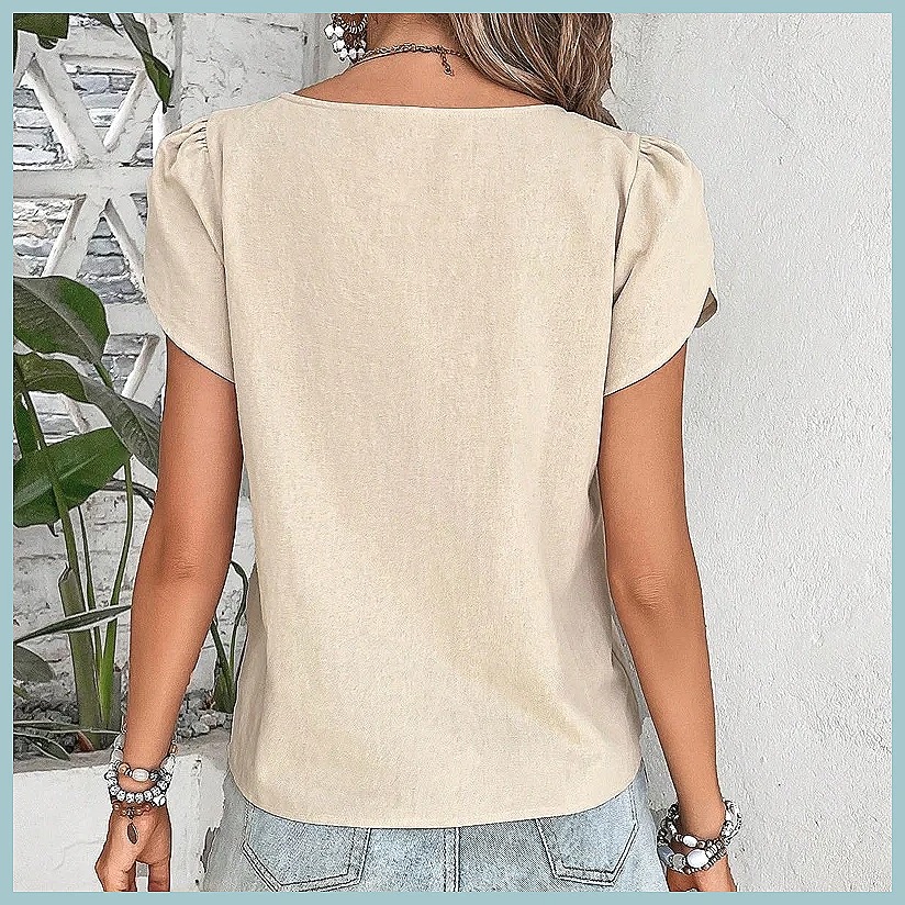 2024 Summer Vintage Solid Colo - Usa Vintage Fashion 评论和价格