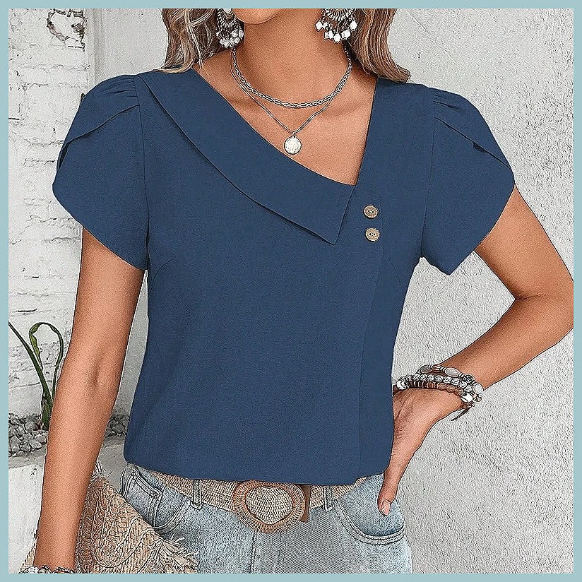 2024 Summer Vintage Solid Colo - Usa Vintage Fashion 评论和价格