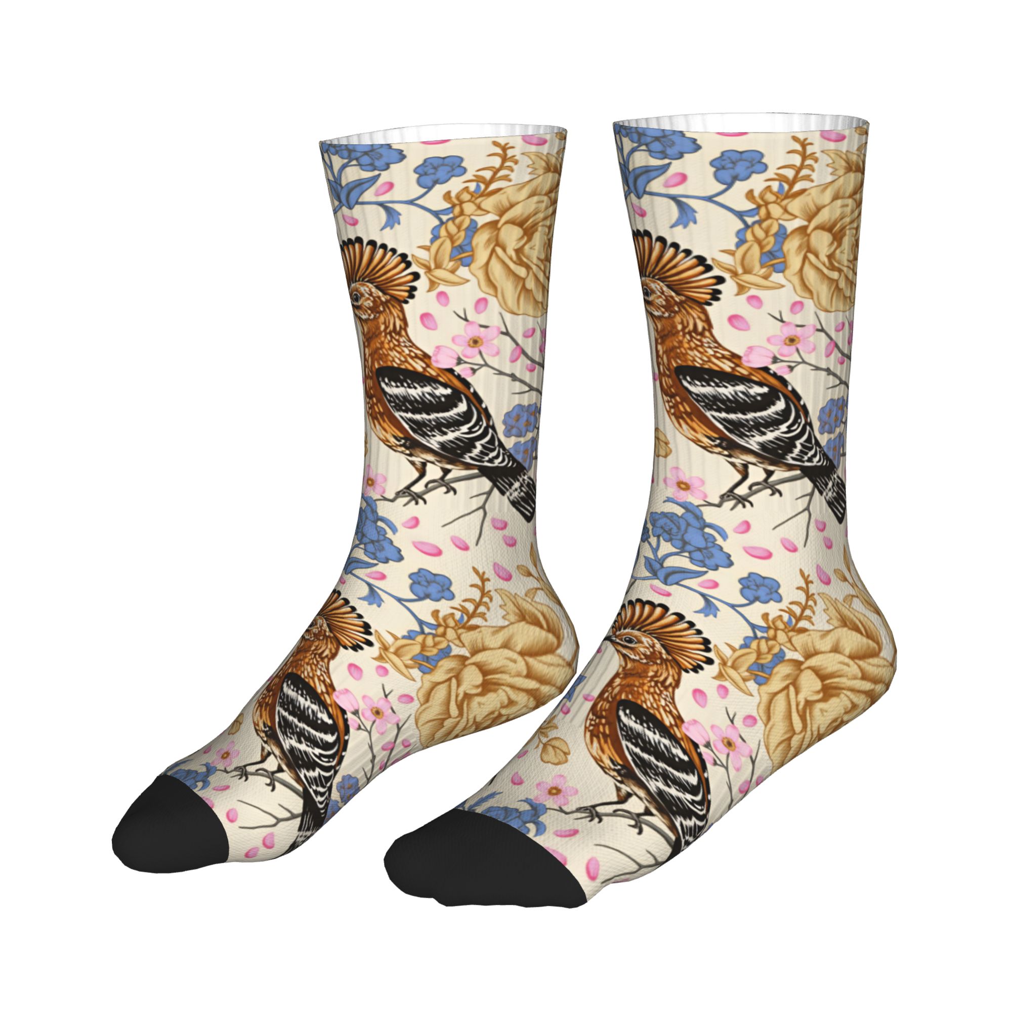Hoopoe Bird Blue Peony Vintage - Vintage Fashion For Mens 评论和价格