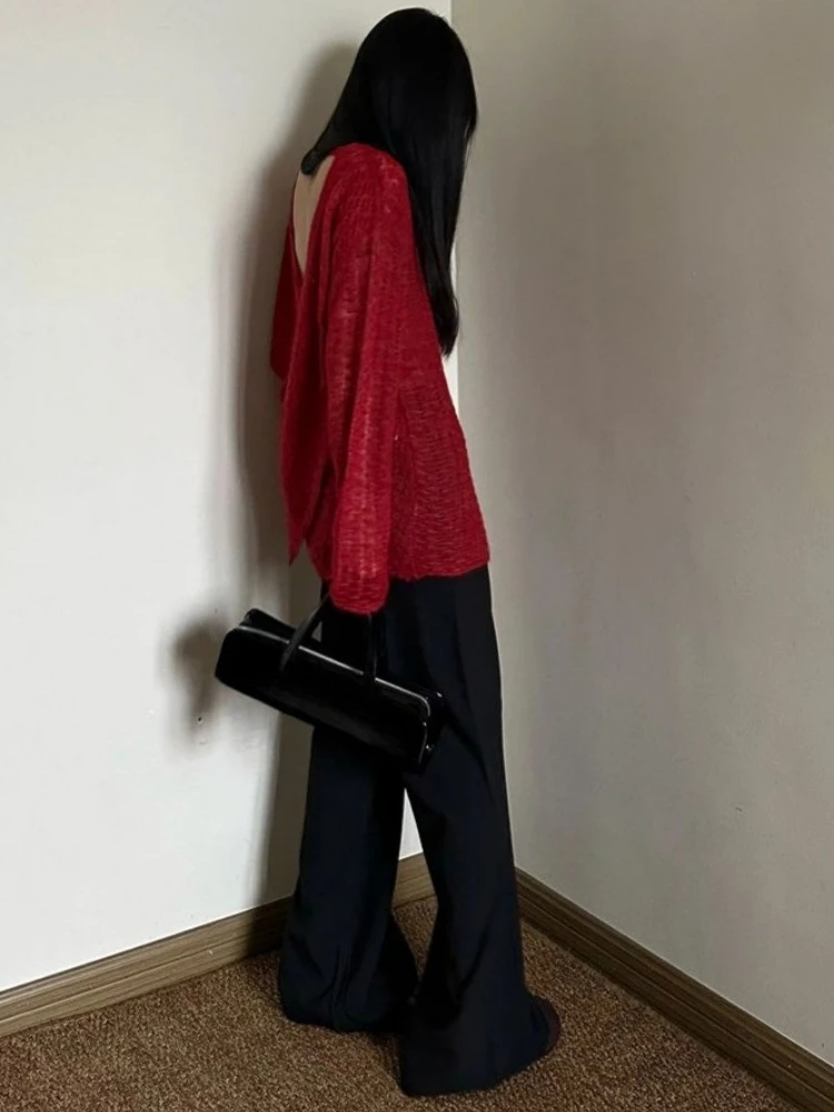 Y2K See-Through Knitted Women' - Usa Vintage Fashion 评论和价格
