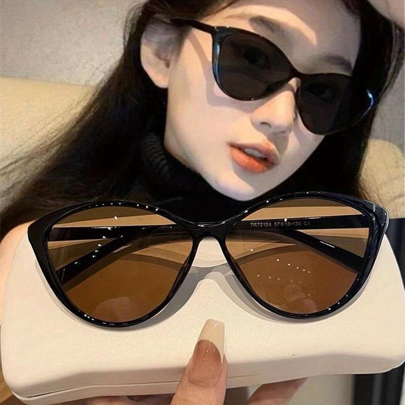 1Pc Retro Frame Cat Eye Sungla - Vintage Fashion Images 评论和价格
