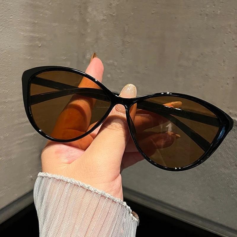 1Pc Retro Frame Cat Eye Sungla - Vintage Fashion Images 评论和价格